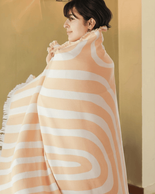 Whisperwind Bamboo Cotton Throw Contour Desert