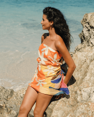 Golden Bloom Sarong