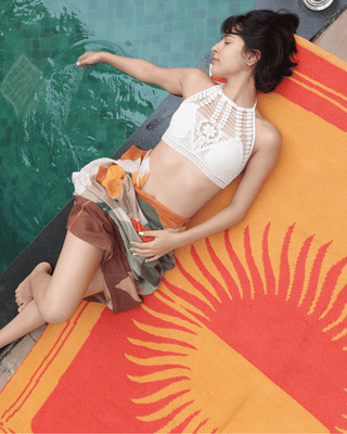 Earthen 100% Organic Cotton Rug - Solar Dawn