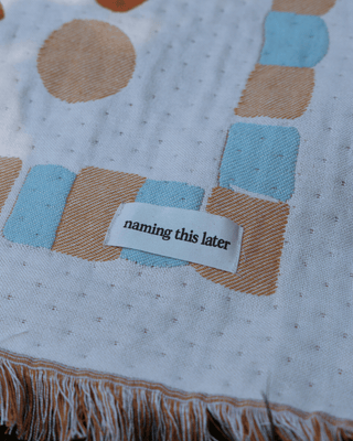 Aeraloom Jacquard Cotton Bamboo Throw Desert Horizon