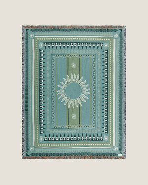 Sunset Green blanket