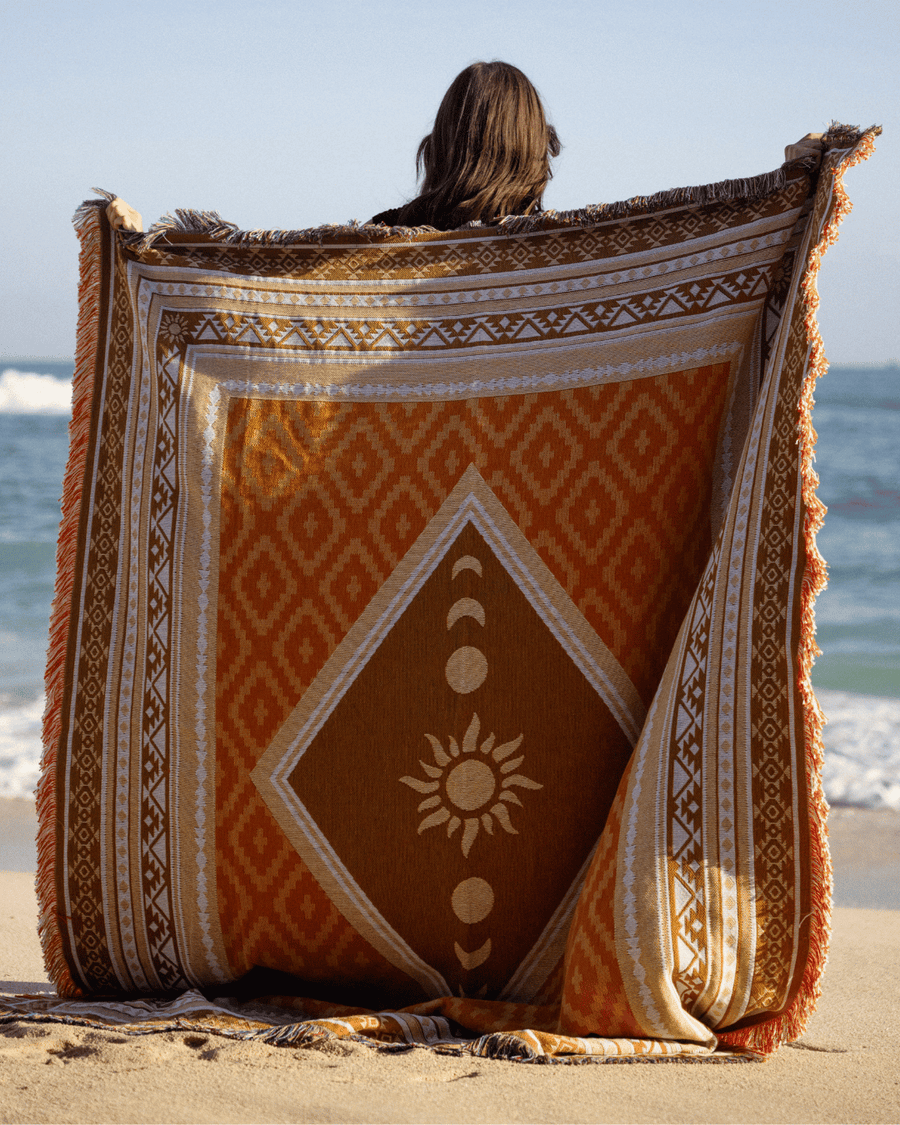 Jade Orange blanket