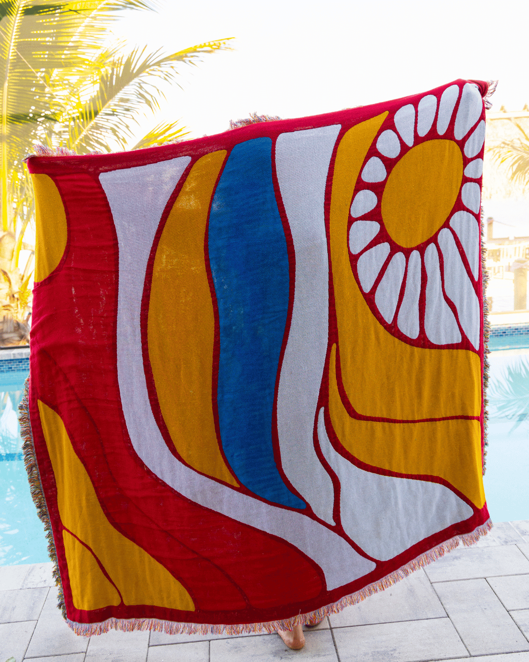 Solara Jacquard Throw - Radiant Sun