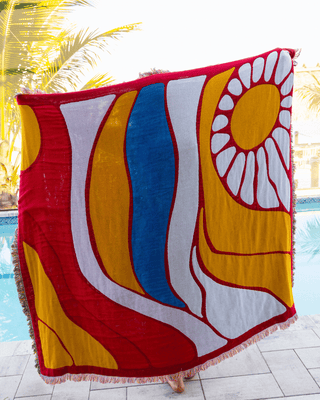 Solara Jacquard Throw - Radiant Sun
