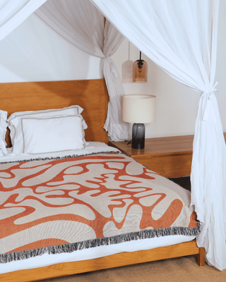 Sunset Orange blanket