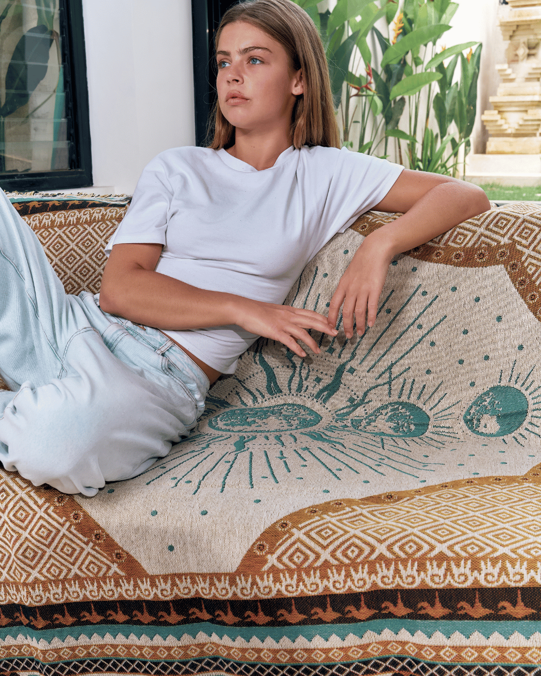 Nyra Indigo blanket