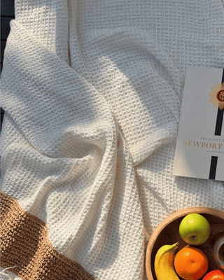 DuneKnit Throw Set 100% Organic Cotton