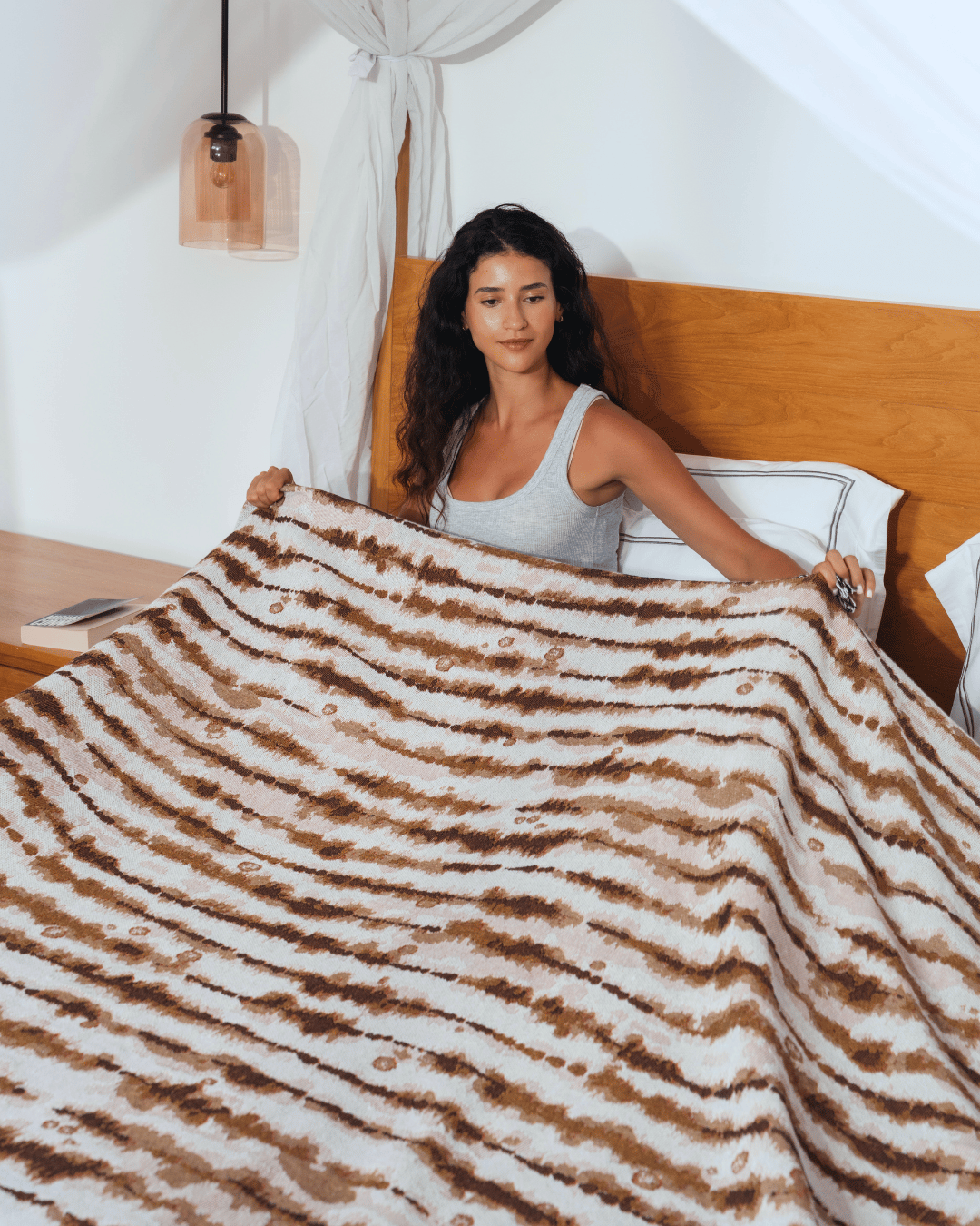 Drift Terracotta blanket