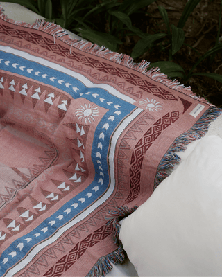 Sunset Terracotta blanket