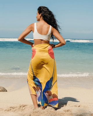 Golden Bloom Sarong