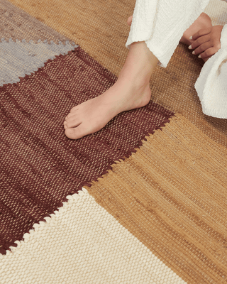 Clamart Recycled Cotton Rug — Handwoven in India