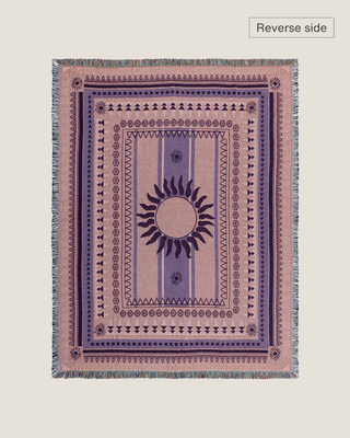 Green Sunset Blanket - naming this later