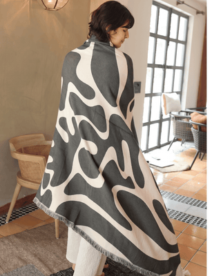 Whisperwind Bamboo Cotton Throw Wildform Onyx