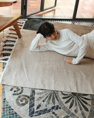 Almonte Wool Rug — Handwoven Natural Fiber Collection
