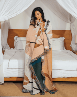 Sunset Orange blanket