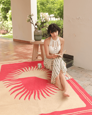 Earthen 100% Organic Cotton Rug - Solar Dusk