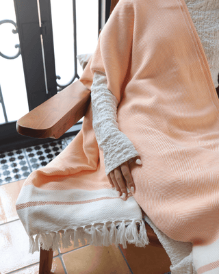 Airweave Herringbone Throw Golden Dune