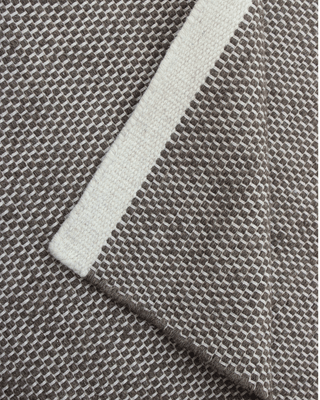 Dmitry Textured Wool Rug — Handwoven in India