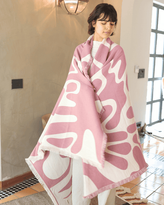 Whisperwind Bamboo Cotton Throw Wildform Rosewood