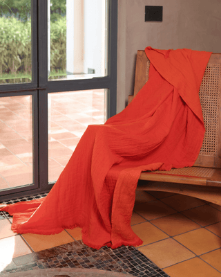 Terraverse Reversible Throw Golden Amber