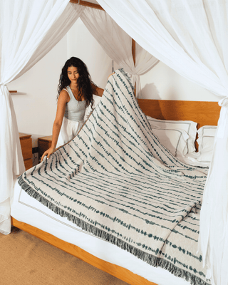 Sunset Orange blanket