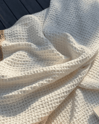 DuneKnit Throw Set 100% Organic Cotton