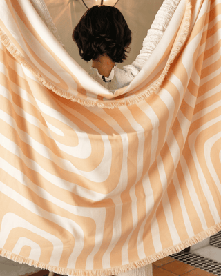 Whisperwind Bamboo Cotton Throw Contour Desert