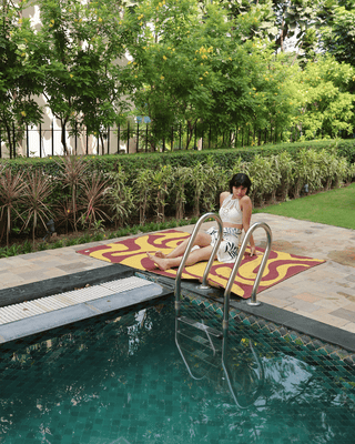 Earthen 100% Organic Cotton Rug - Tide Amber