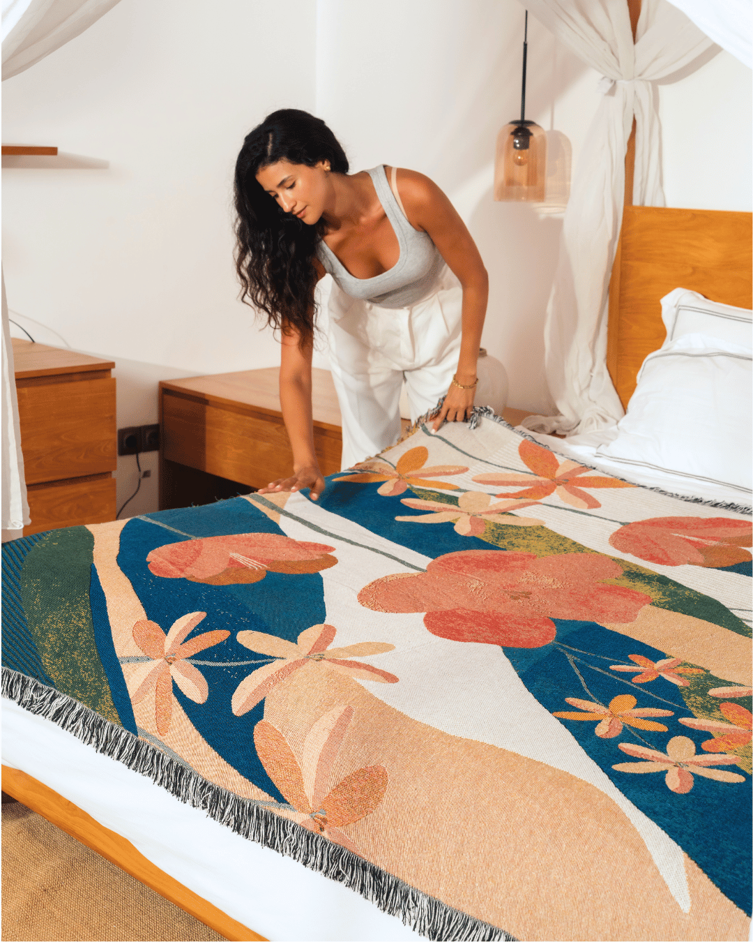 Peach Canopy blanket