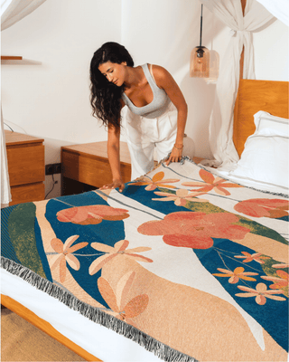 Peach Canopy blanket