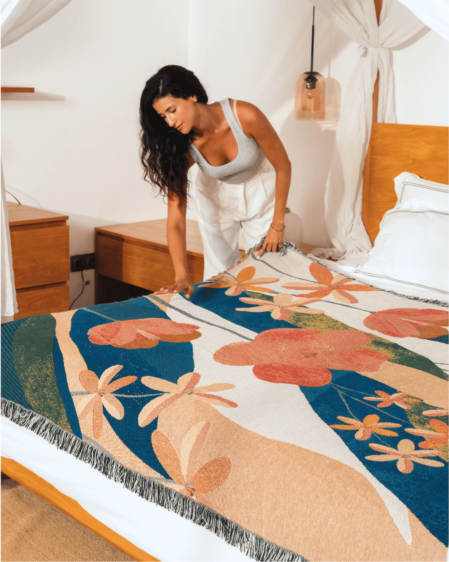 Peach Canopy blanket