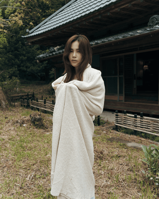 ArloKnit 100% Organic Cotton Knitted Blanket