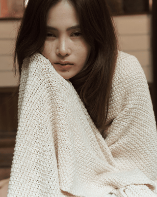 CloudKnit 100% Organic Cotton Knitted Blanket