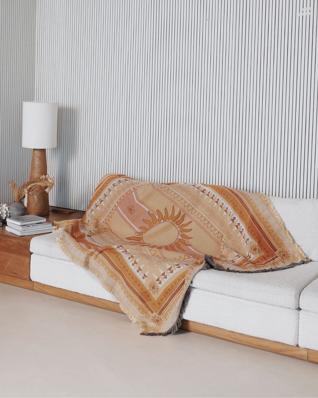 Sunset Yellow blanket