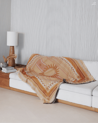 Sunset Yellow blanket