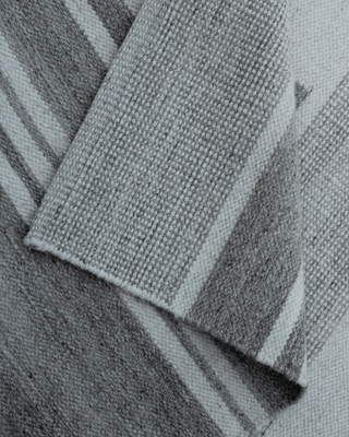 Lynch Linear Wool Rug — Handwoven in India