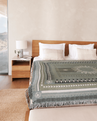 Sunset Green blanket