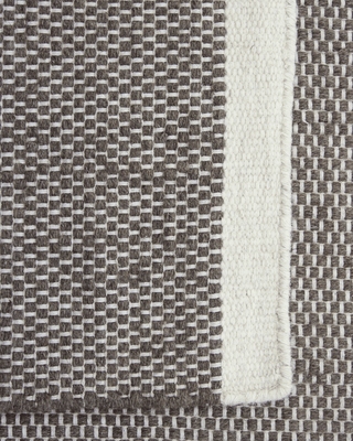 Dmitry Textured Wool Rug — Handwoven in India