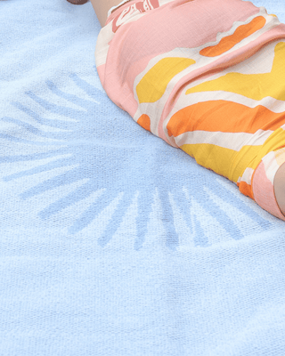 Earthen 100% Organic Cotton Rug - Dawn Saphire