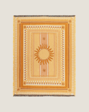 Sunset Yellow blanket