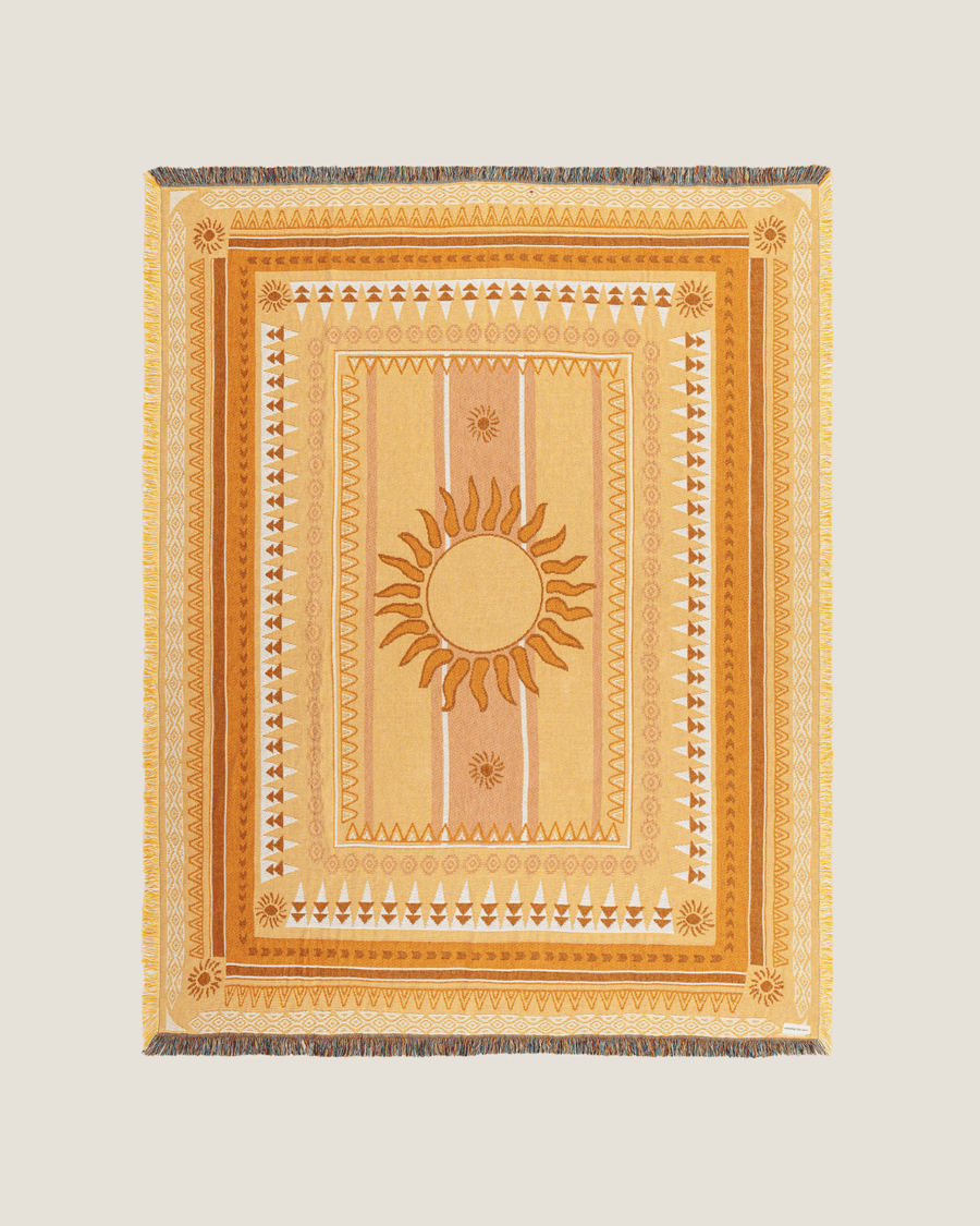 Sunset Yellow blanket