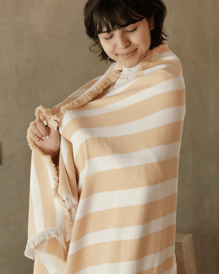 Whisperwind Bamboo Cotton Throw Contour Desert