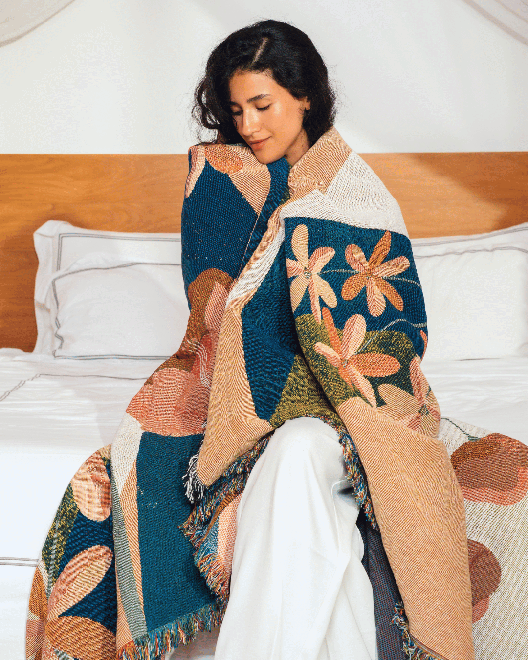 Peach Canopy blanket