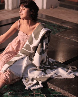 Whisperwind Bamboo Cotton Throw Wildform Jade