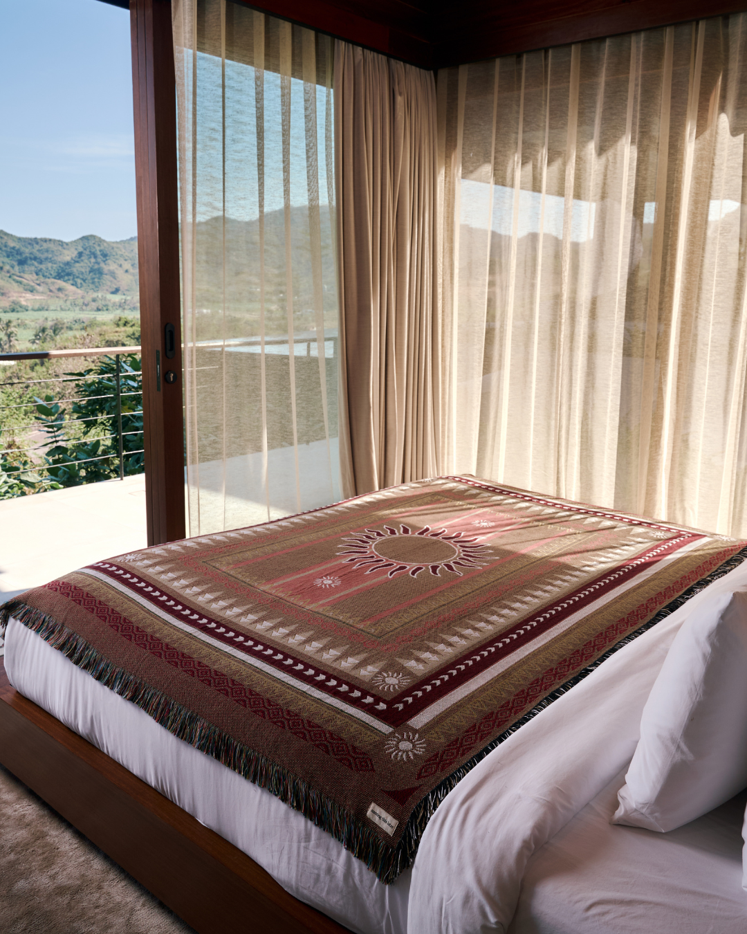 Sunset Mocha blanket
