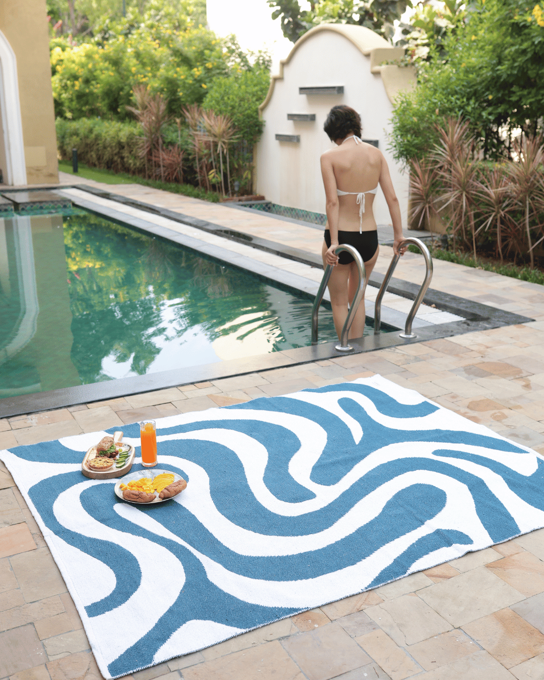 Earthen 100% Organic Cotton Rug - Tide Indigo — Tide Indigo