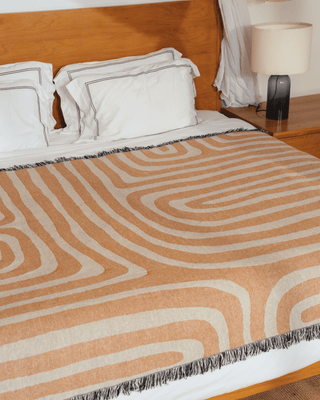 Sunset Orange blanket