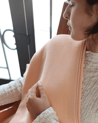Airweave Herringbone Throw Golden Dune