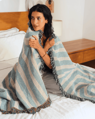 Sunset Orange blanket