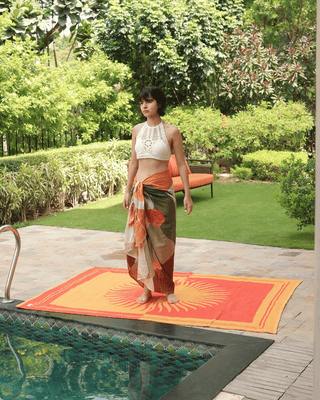 Earthen 100% Organic Cotton Rug - Solar Dawn